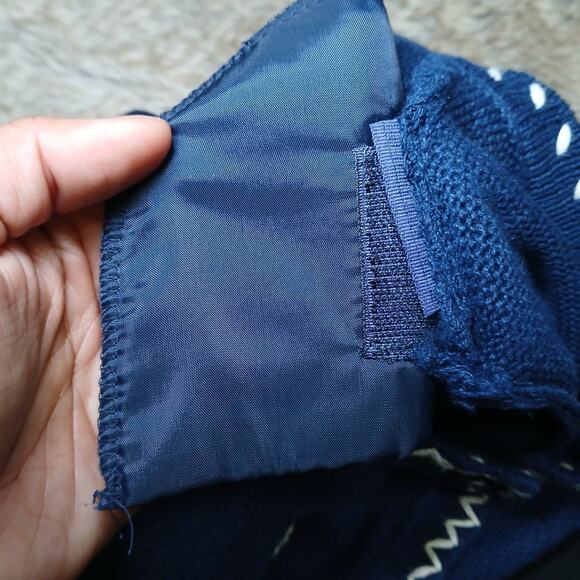 Vintage Patriotic Kite Cardigan Sweater Women’s XL Blue Embroidered Applique - Picture 9 of 9